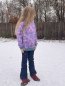 Preview: Modal French Terry Eisblumen Lila-Rosa – Christiane Zielinski